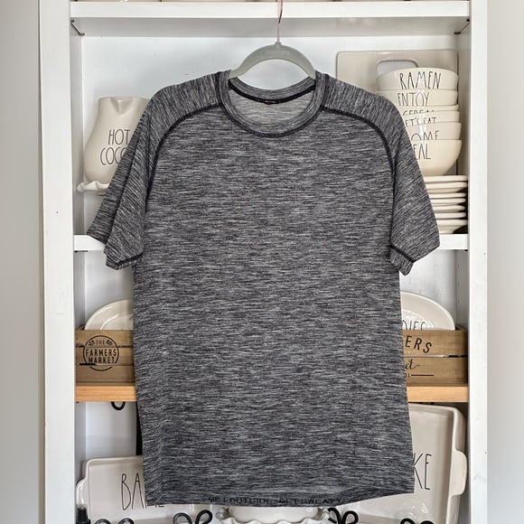 Lululemon Metal Vent Tech  Heather Black Get Outside Sweaty - Picture 3 of 11